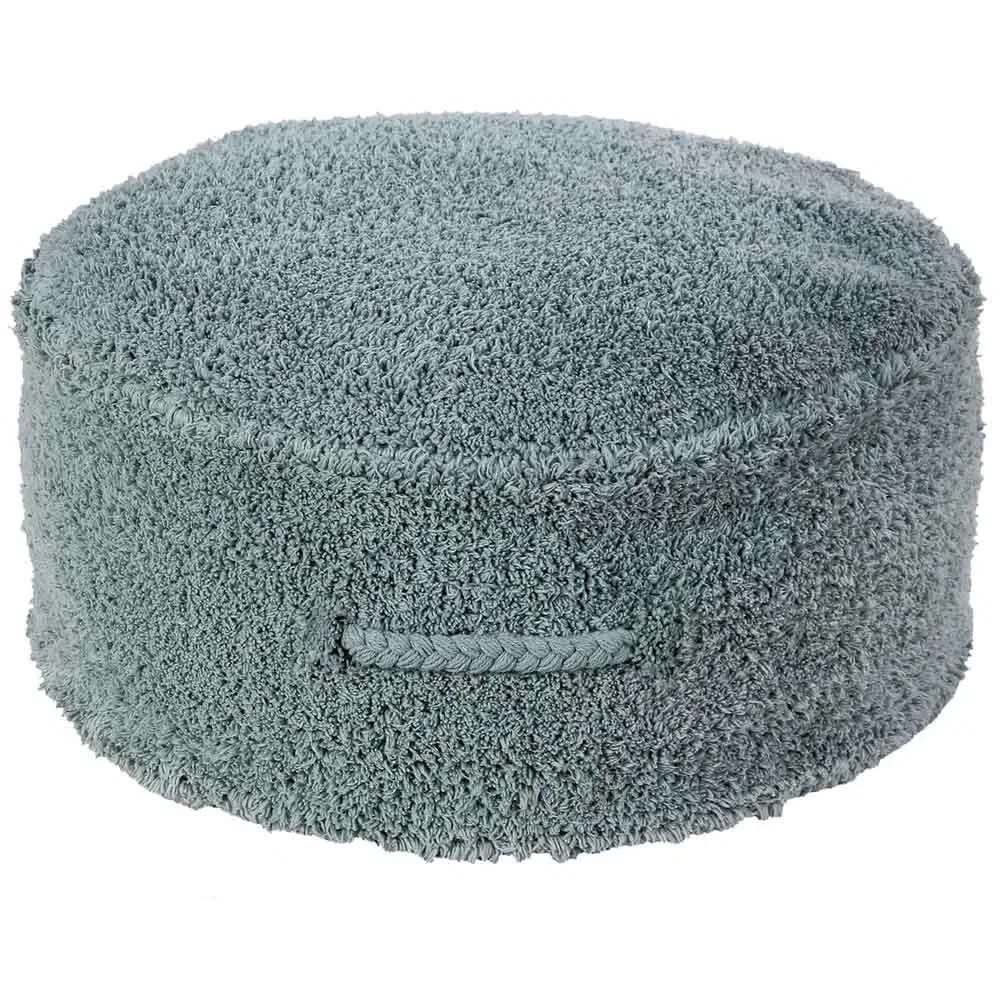 Lorena Canals Pouf "Chill" bleu vintage