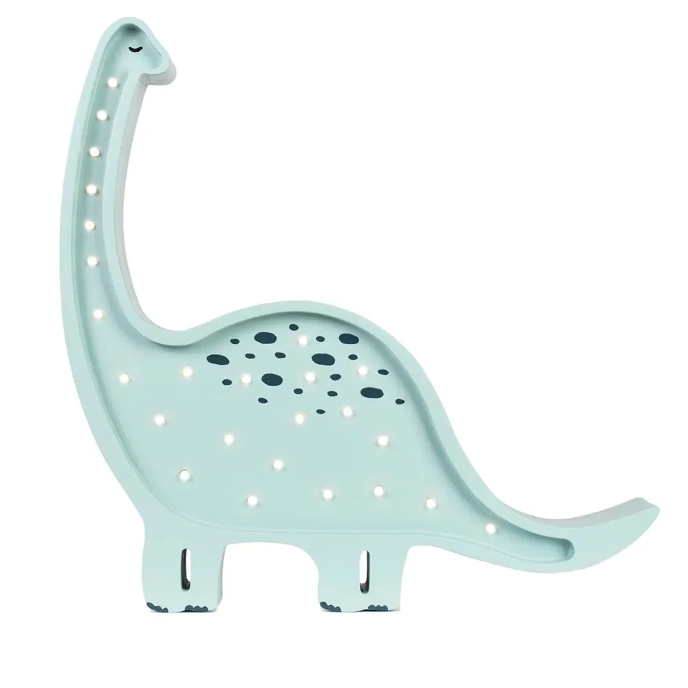 little lights Led Decoration lampe enfant dino bleu clair