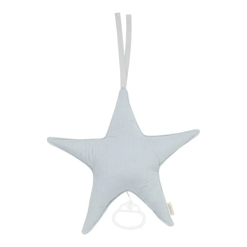 "Little Dutch boîte à musique – Étoile, Décoration pour chambre de bébé, Couleur: Soft Blue image"
