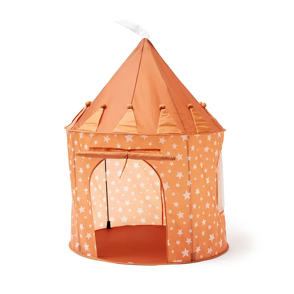 "Kids Concept Tente enfant ronde étoiles marron image"