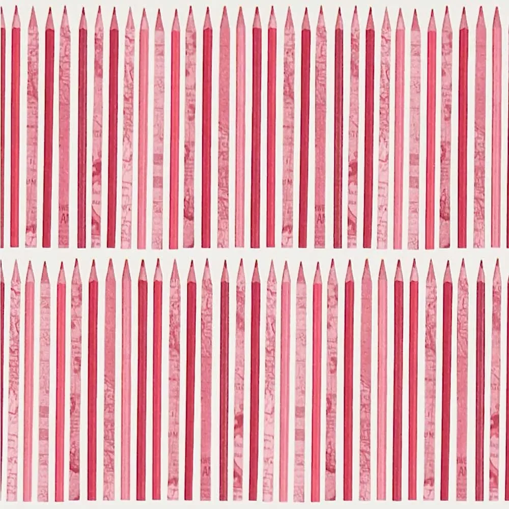 "Little Sanderson Abracazoo papier peint crayons rouge image"