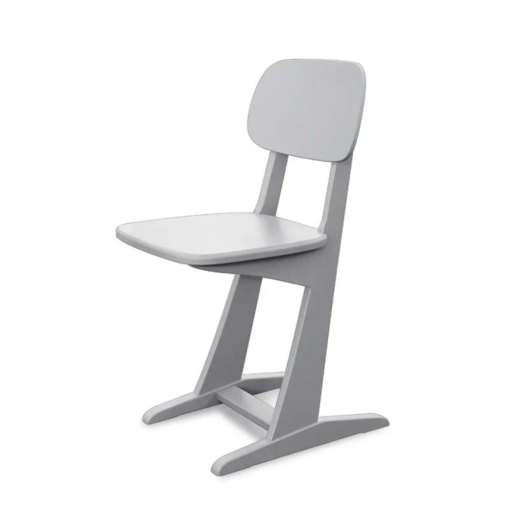 "Laurette Chaise de bureau La chaise a patins, Couleur: Gris image"