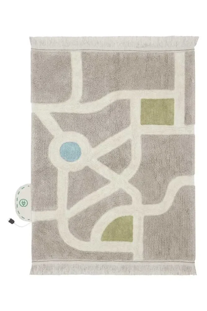"Lorena Canals Tapis lavable, tapis de jeu - Ecocity, 120 x 170 cm image"