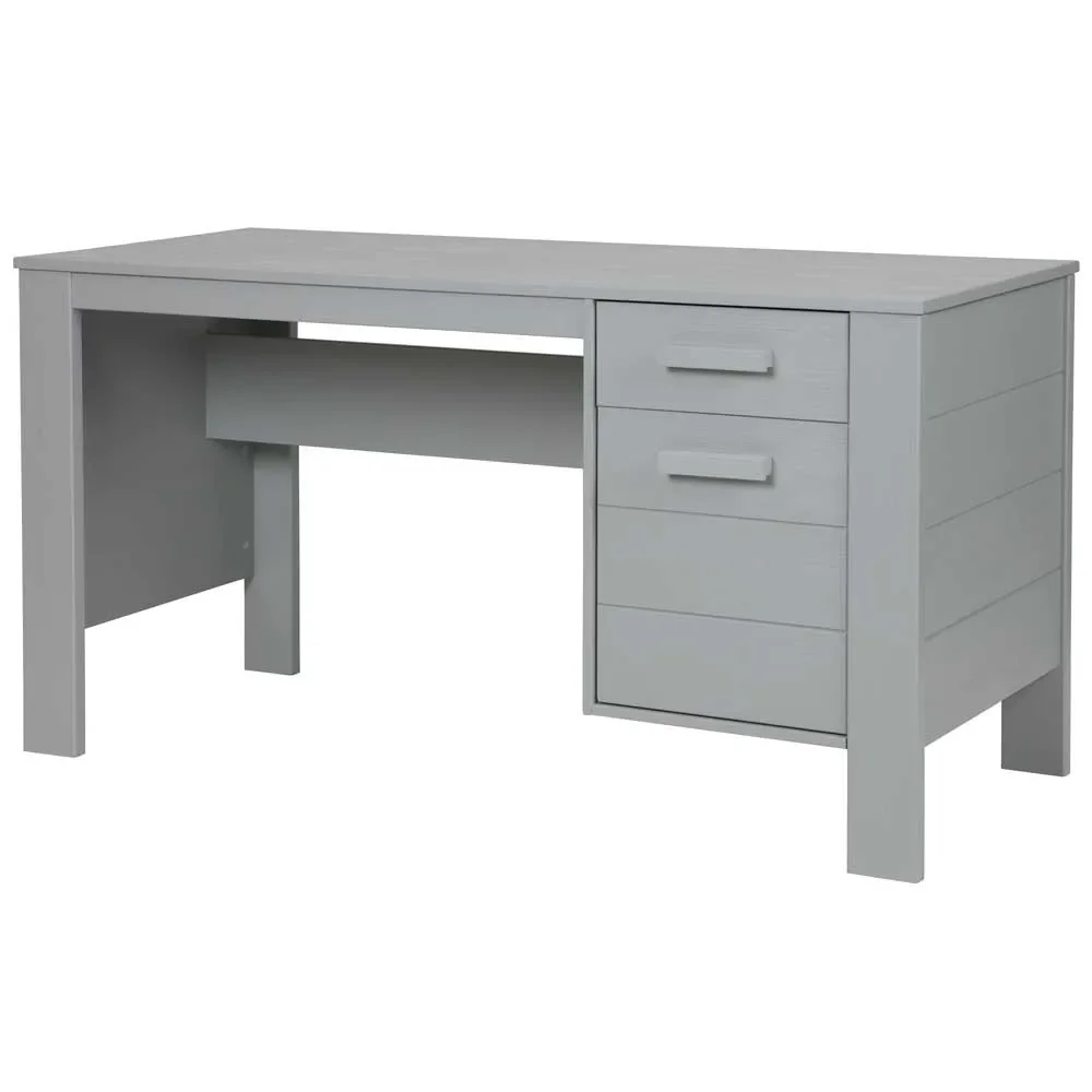 "Bureau enfant Dennis WOOOD gris béton image"