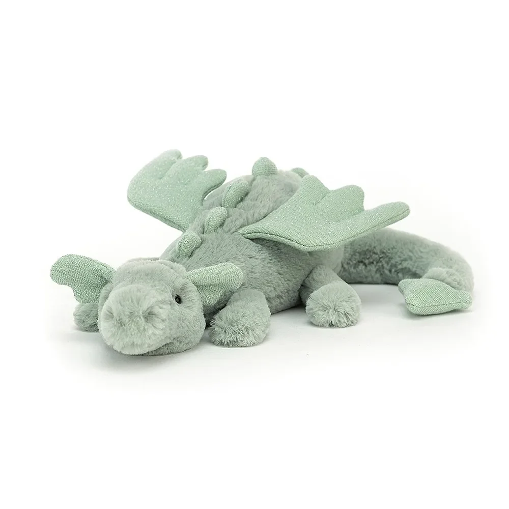 "Jellycat Peluche - Sage Dragon, Taille: Petit - H8 X L30 CM image"