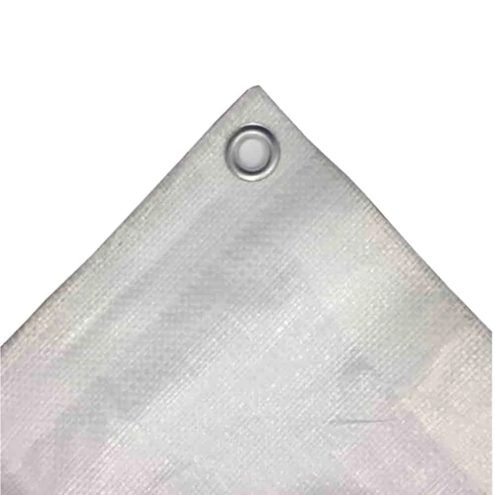 "Bâche de Protection 5x8m - Blanche, 180 g/m² - Étanche et Résistante image"