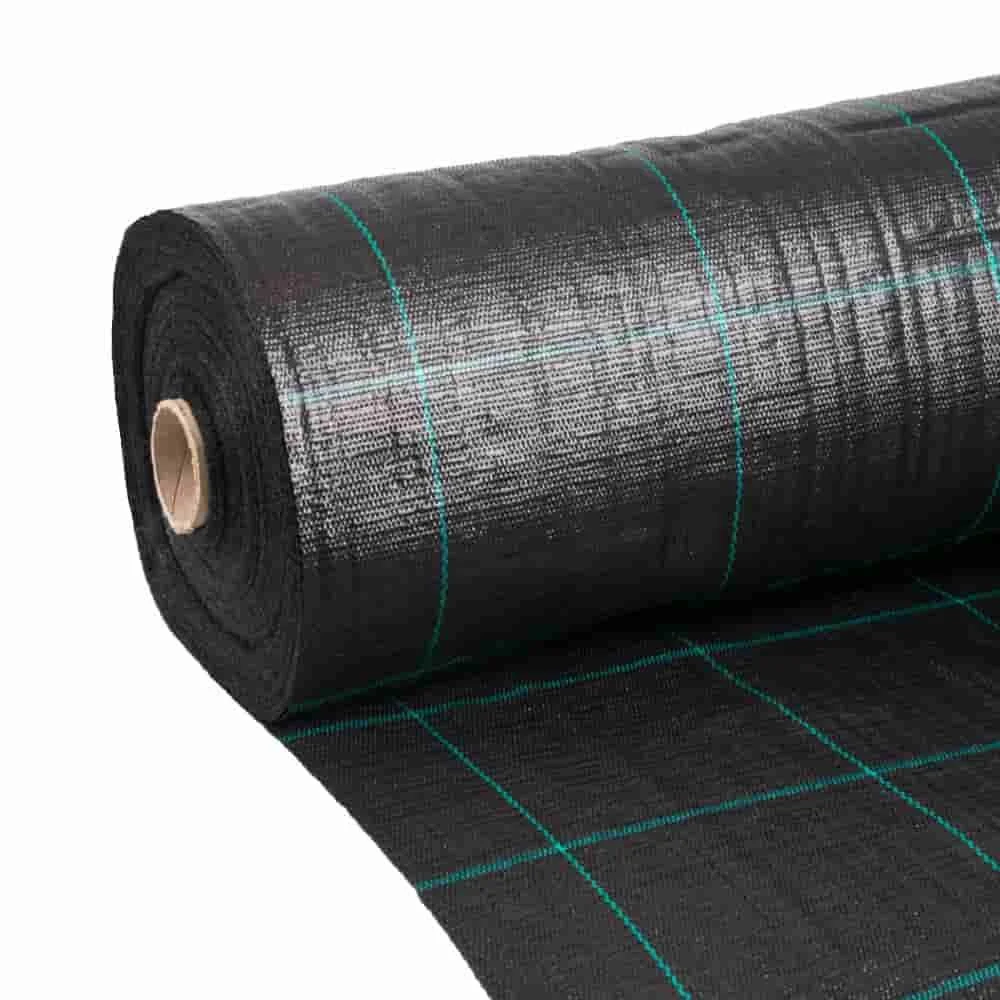"Toile de Paillage Professionnelle 2,10x100m, Feutre Géotextile 100g/m², Anti Mauvaise Herbe image"