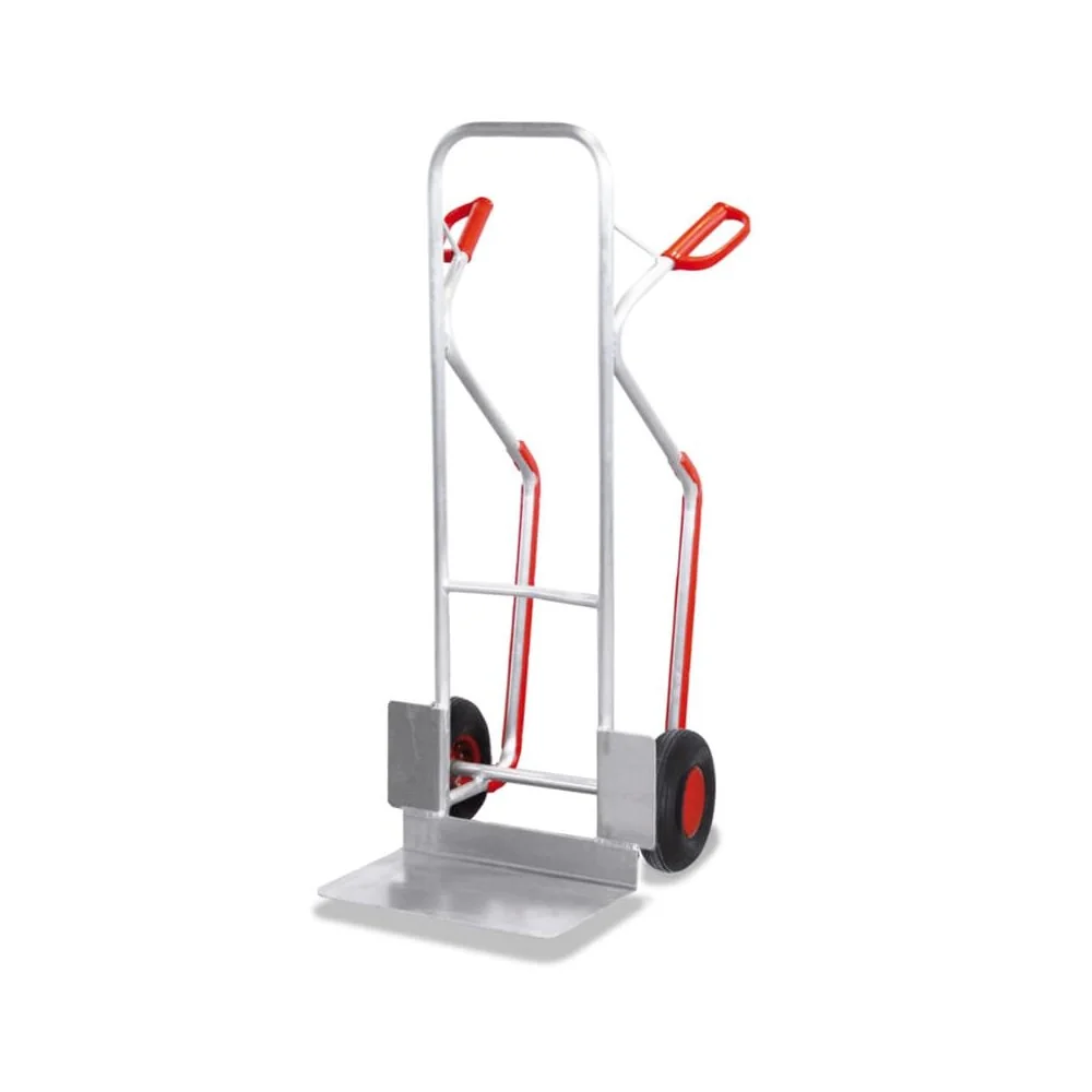 "Diable Aluminium 200kg, Roues Gonflables, Grande Pelle image"