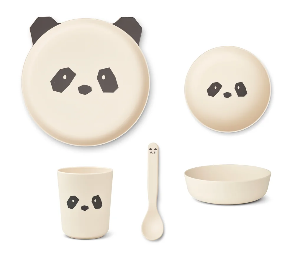 "Set de vaisselle enfant Liewood - Brody, 4 pièces image"