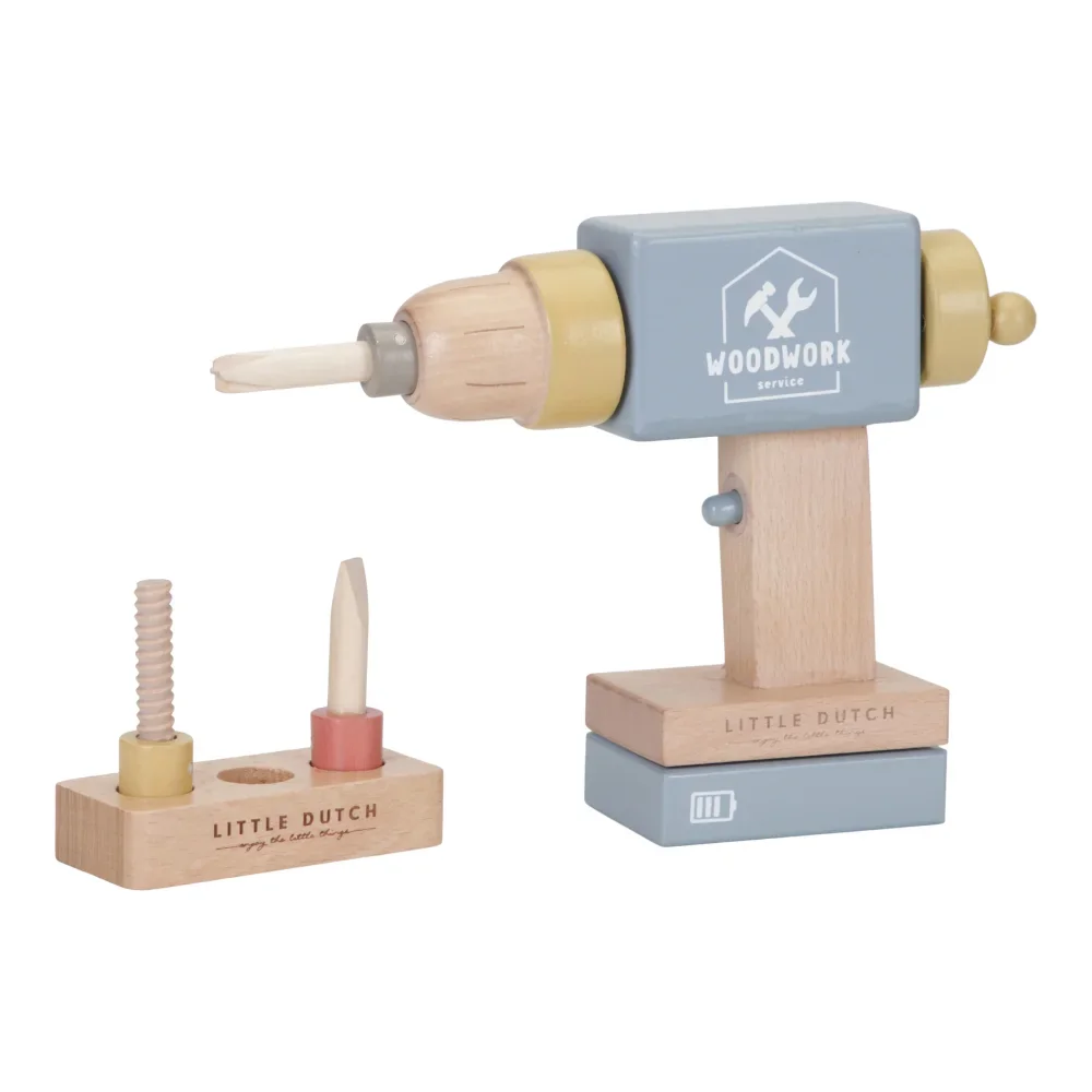 "Little Dutch Jouet en bois perceuse image"