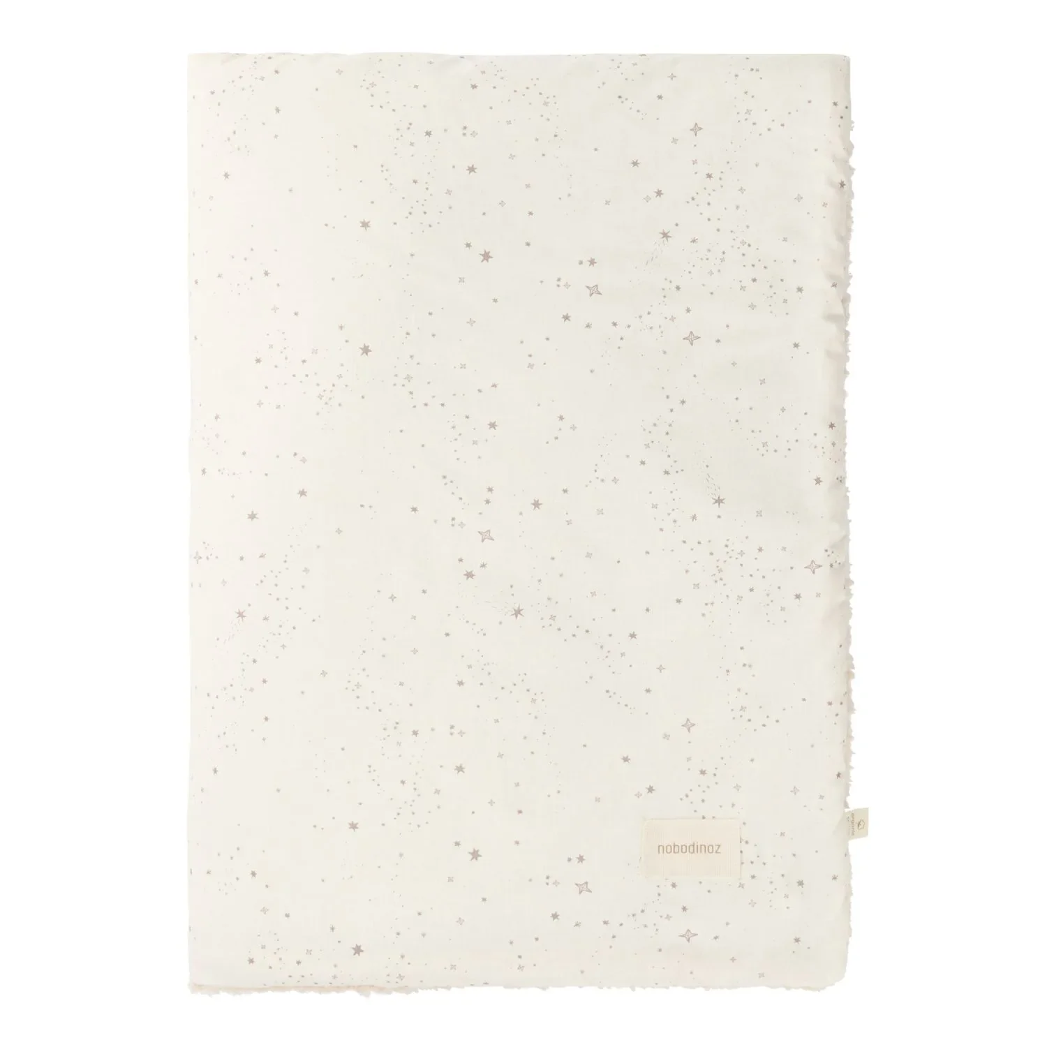 "Nobodinoz STORIES Couverture bébé hiver, 100 x 140 cm, couleur: Voie lactée naturelle image"