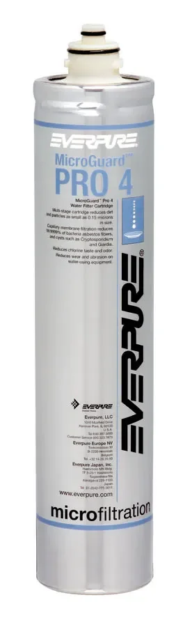 Filtre a eau, cartouche filtrante - Everpure MicroGuard Pro 4 pour une eau exempte de bactéries