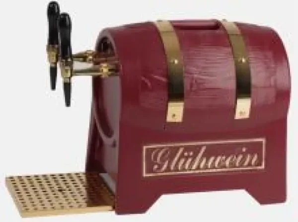 "Distributeur boisson chaude, marmite à vin chaud, chauffe vin - Special Edition Rouge avec compresseur d'air, 9 kW, 2 lignes image"