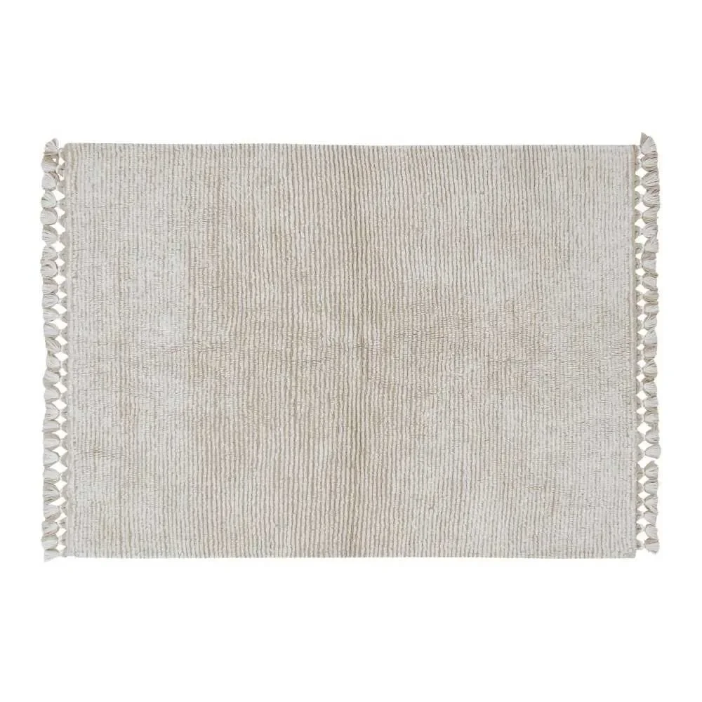 "Lorena Canals tapis laine lavable "Koa" Sandstone image"