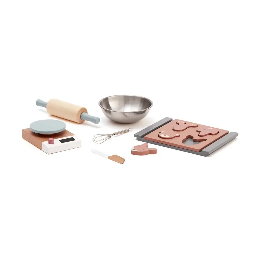 "Kids Concept Kit pâtisserie avec balance en bois image"