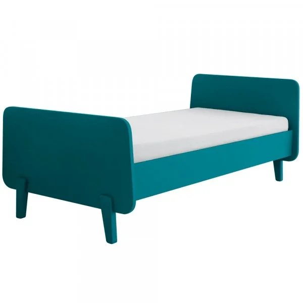 "Laurette Lit enfant "MM" 90 x 190, Couleur: Bleu Canard image"