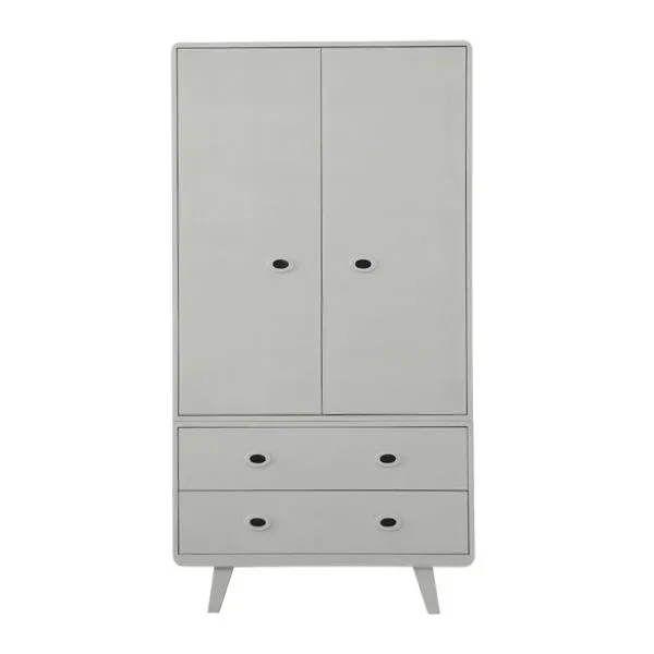 "Laurette Armoire Toi et Moi, Couleur: Gris image"