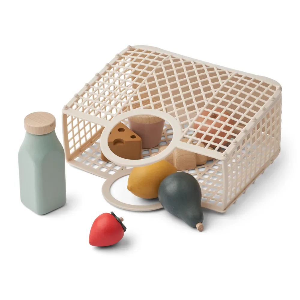 "Liewood jouet en bois, set de nourriture – Florin, Sandy Multimix image"