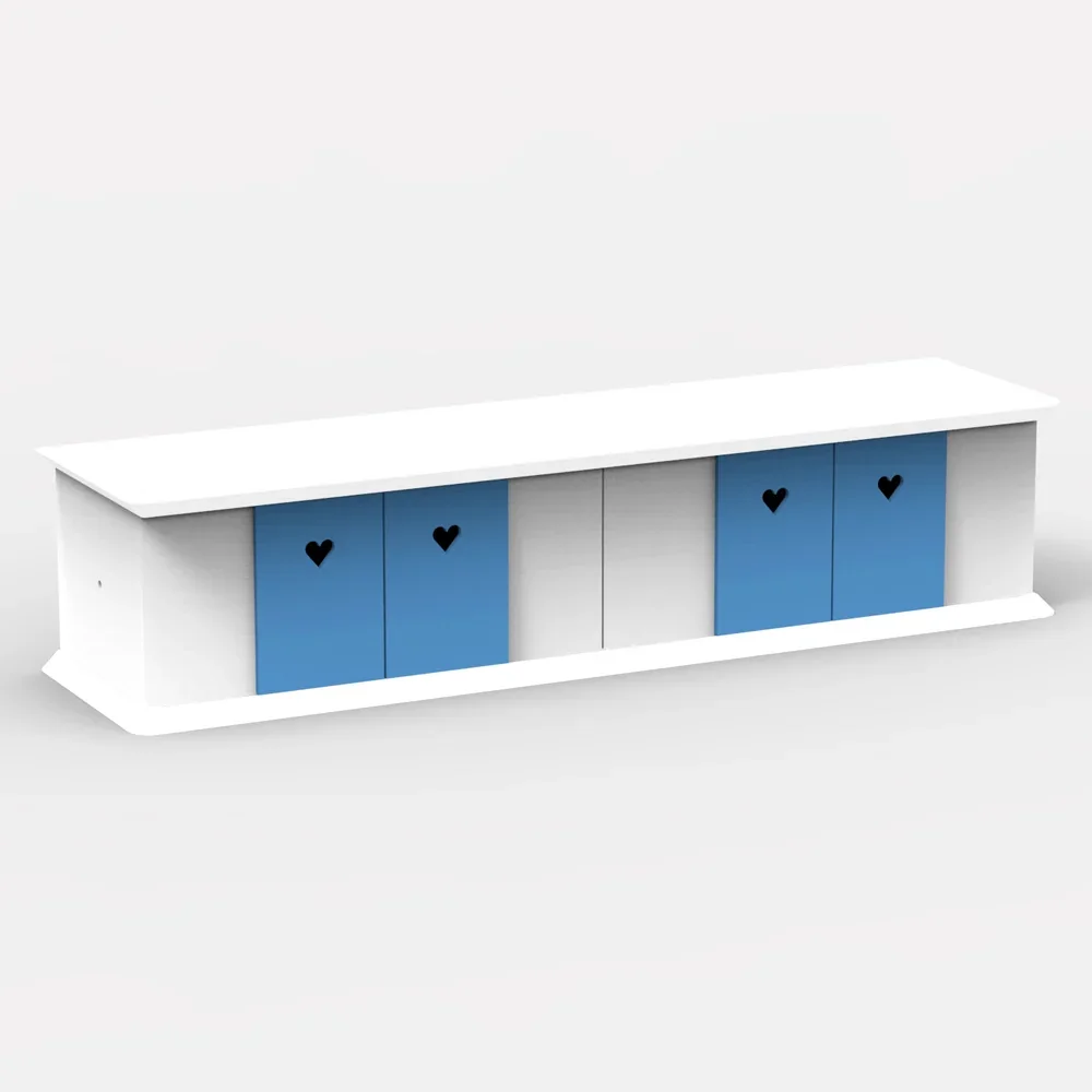 "Mathy by Bols BOXES Étagère grange petite bleu image"