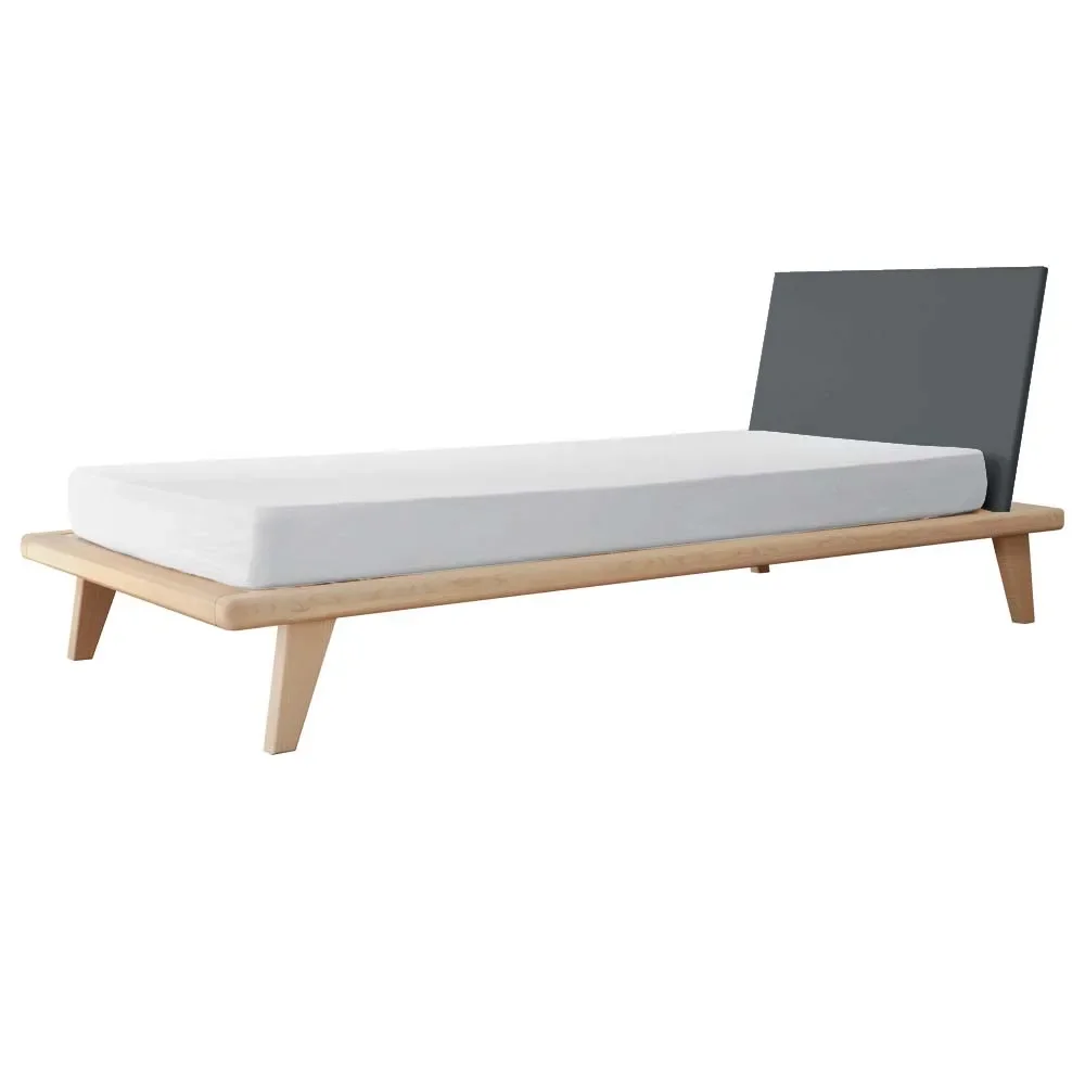 "Laurette Lit enfant Zen 100 x 200, Couleur des surfaces: Charbon image"