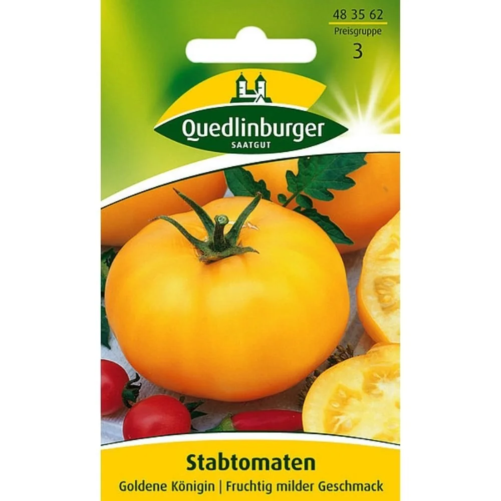 "Graines de Tomates Goldene Königin - Variété Jaune pour Jardin image"