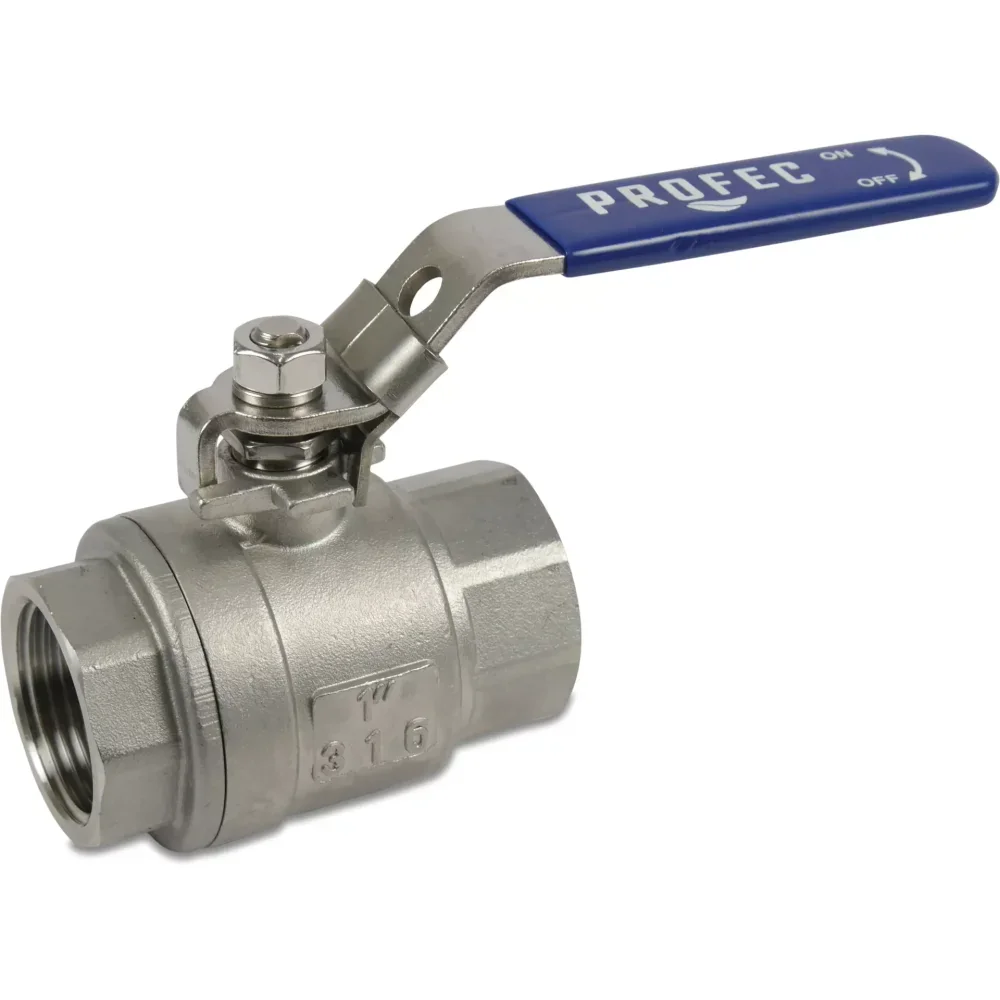 "Robinet à Boisseau Sphérique Inox 316, 1 1/2 Pouce, 64 bar image"