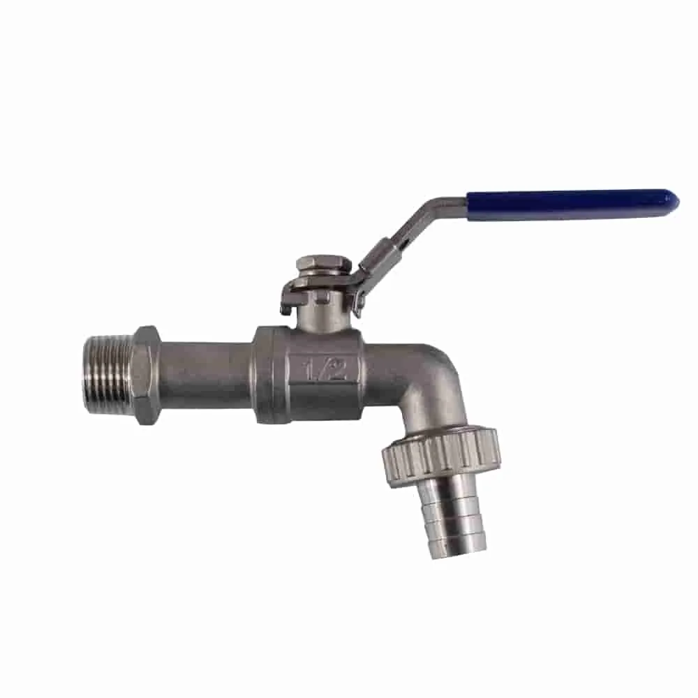"Robinet à bille en acier inoxydable avec levier 1/2" image"