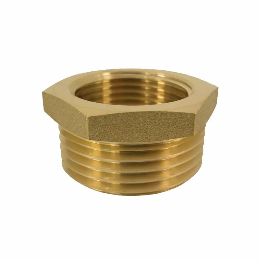 "Raccord fileté en laiton Réducteur 1 1/2" Mâle x 1/2" Femelle image"