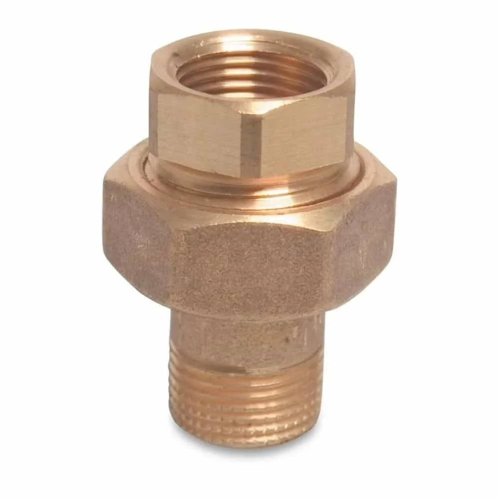 "Raccord fileté laiton radiateur accouplement 3/4" IG x 3/4" AG type étanchéité conique image"