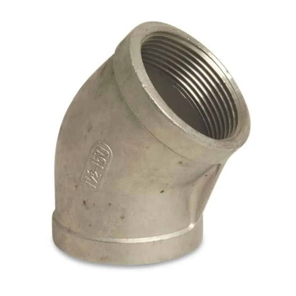 "Coude Inox 45 Degrés 3/8", Raccord Fileté V4A image"