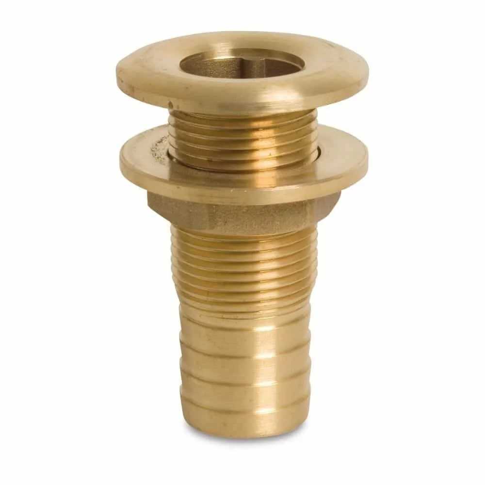 "Raccord fileté en laiton traversant 24 mm embout de tuyau x 3/4" AG image"