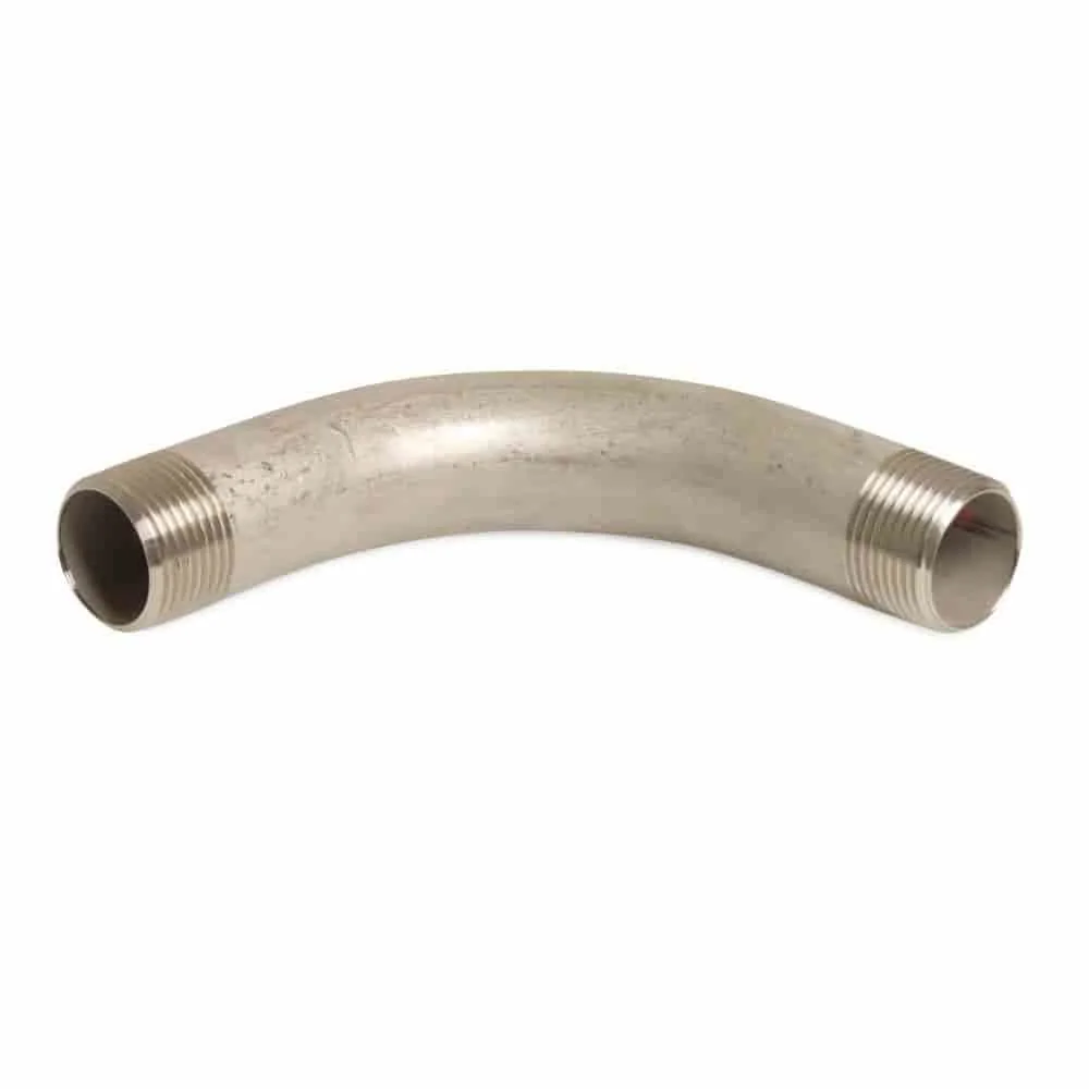 "Coude Inox 90 Degrés, Raccord Fileté 2 Pouces image"