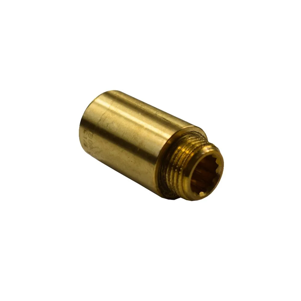 "Raccord fileté en laiton rallonge de robinet 1" AG x 1" IG 40 mm image"