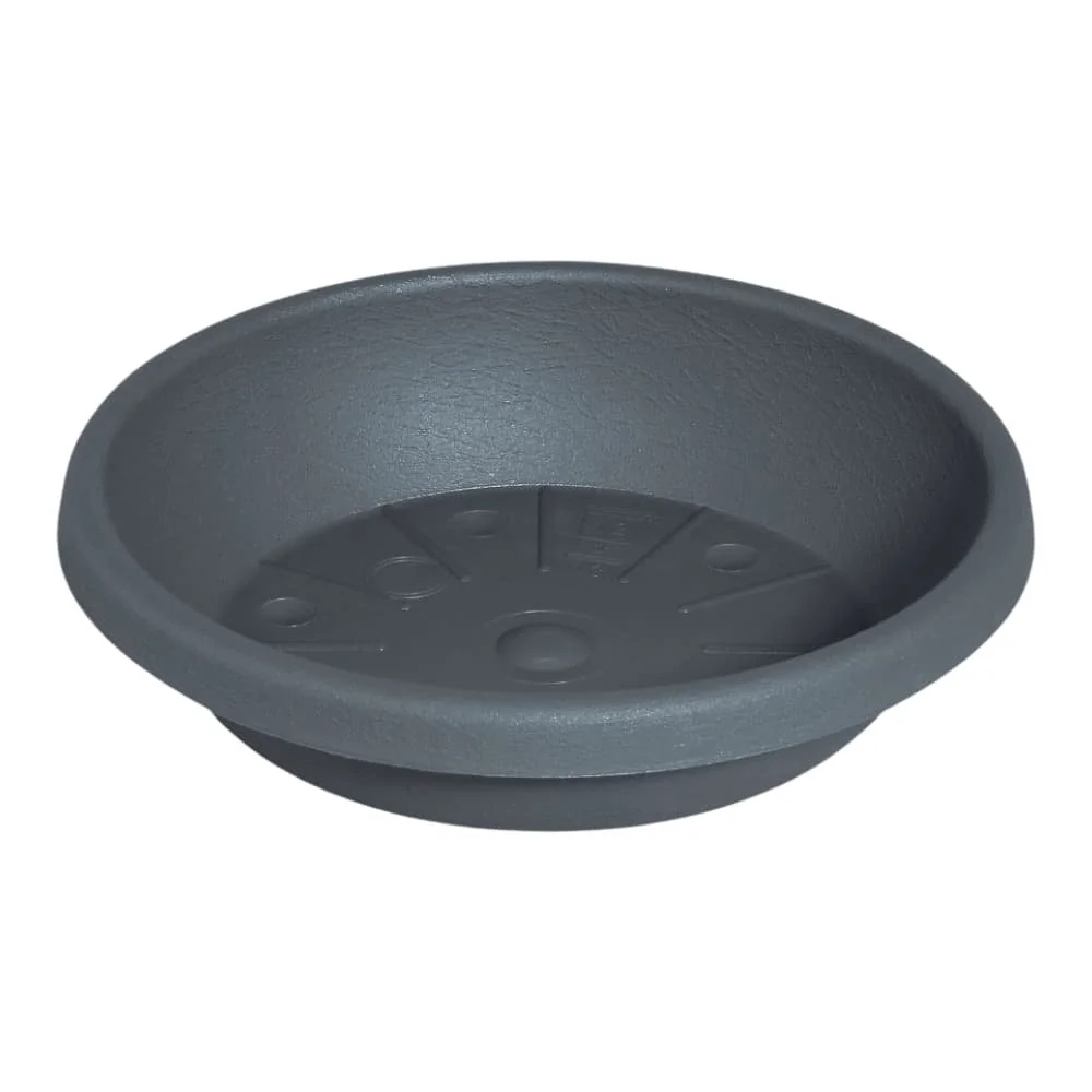 Soucoupe Pot de Fleur Anthracite CYLINDRO - Ø 33cm
