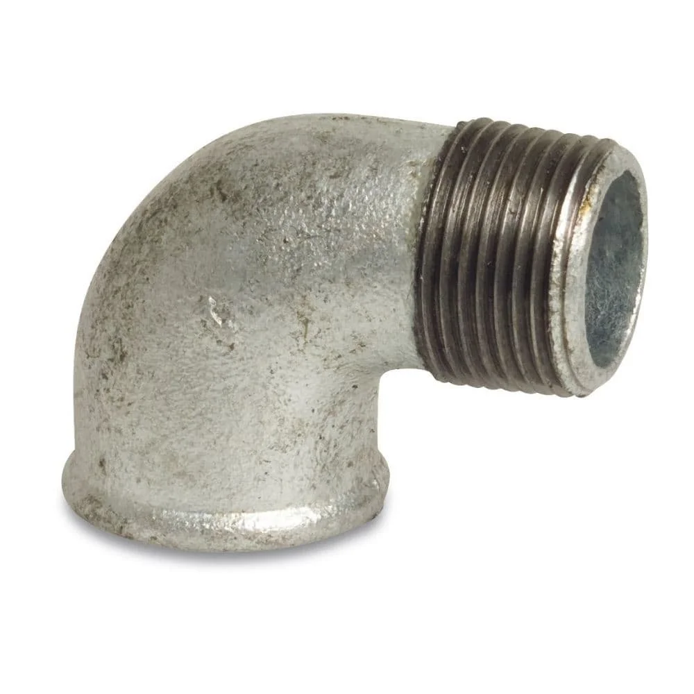 "Raccord fileté en fonte malléable coude 90° 1/2" IG x 1/2" AG image"