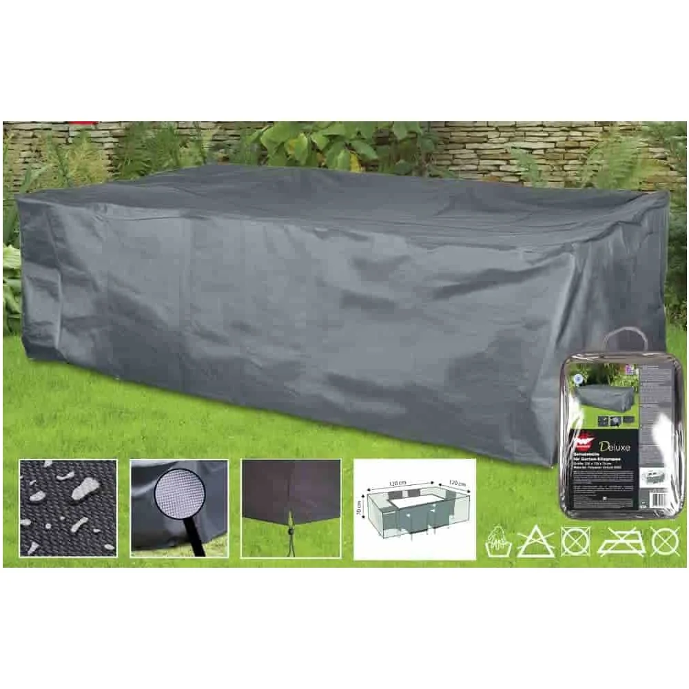 "Housse de Protection Salon de Jardin Deluxe, 230x135x70cm, Imperméable et Anti-UV image"