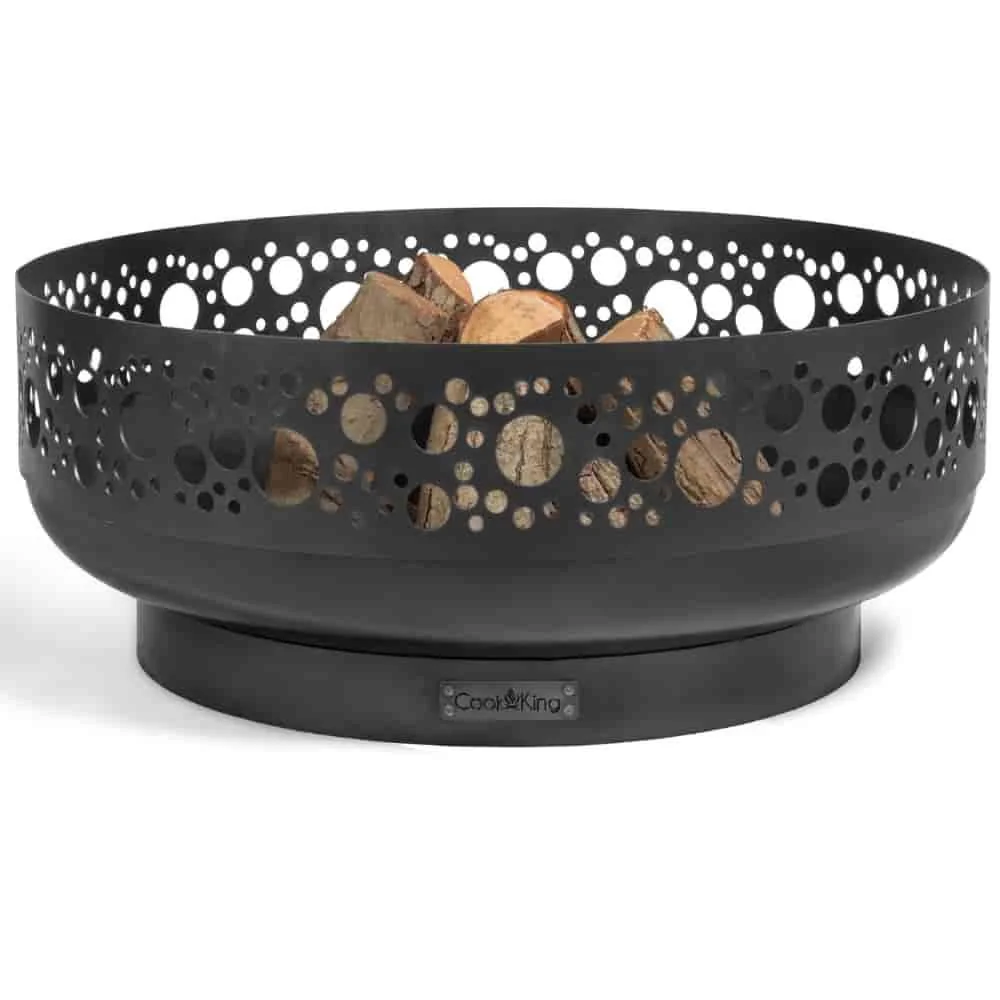 Brasero de Jardin en Acier 80cm, Foyer Extérieur Design