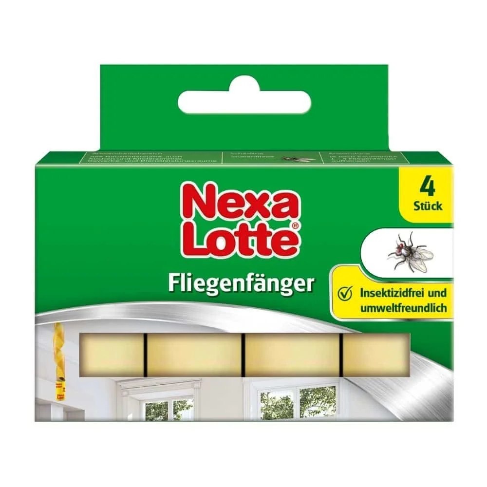 "Piège à Mouches Adhésif Naturel, 4 Pièces, Sans Insecticide image"