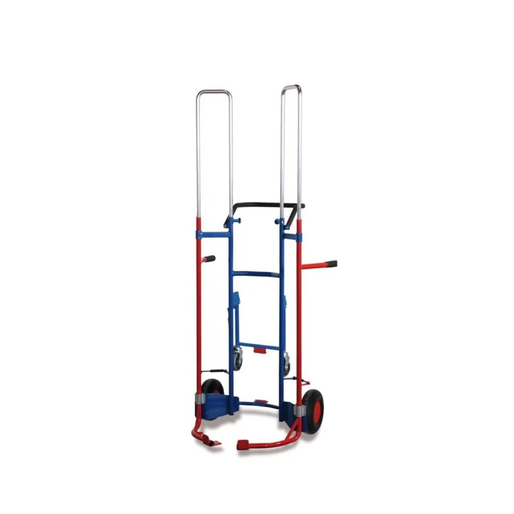 "Chariot télescopique 200 kg capacité Pneus pleins en caoutchouc image"