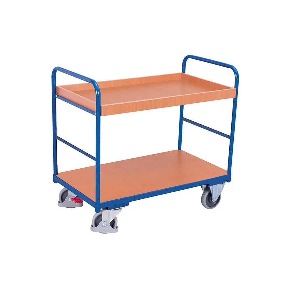 "Chariot d'atelier Mobile à 2 Plateaux, 250 kg image"