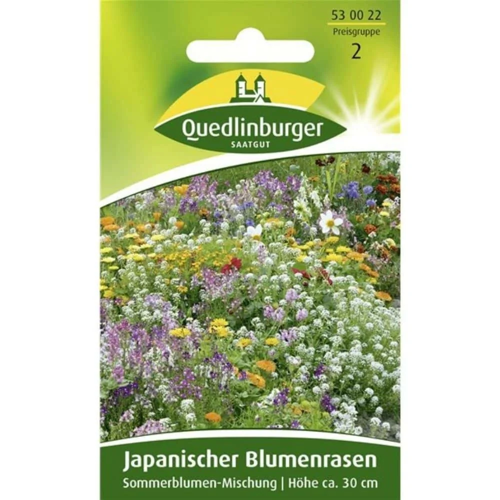 "Pelouse fleurie japonaise, mélange de fleurs d'été image"