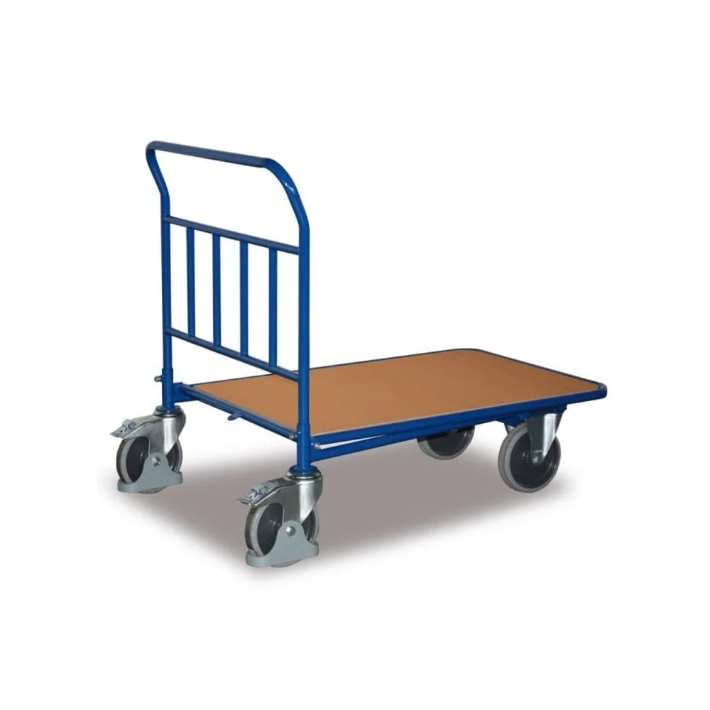 "Chariot de Transport 400 kg, Chariot d'Atelier Bleu image"