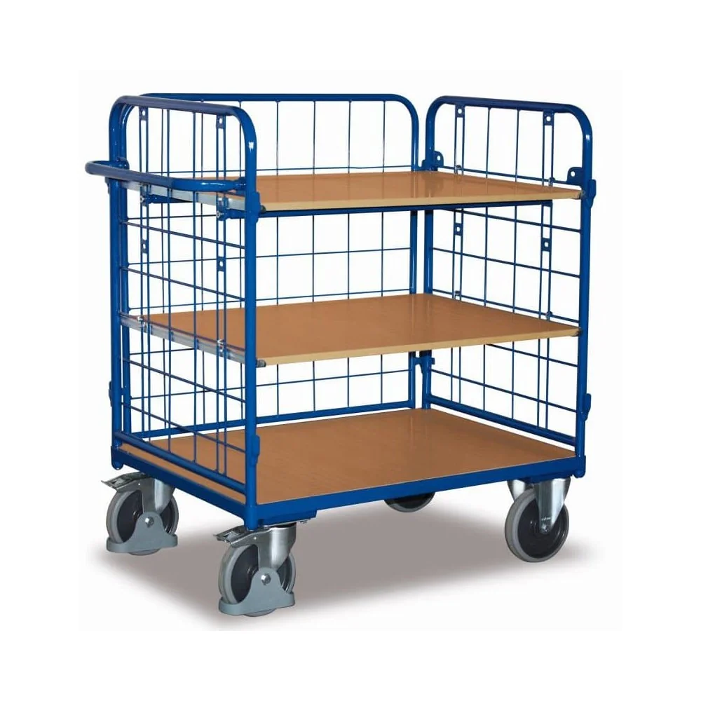 "Chariot à 3 Parois, 3 Plateaux, 500 kg, EasySTOP image"