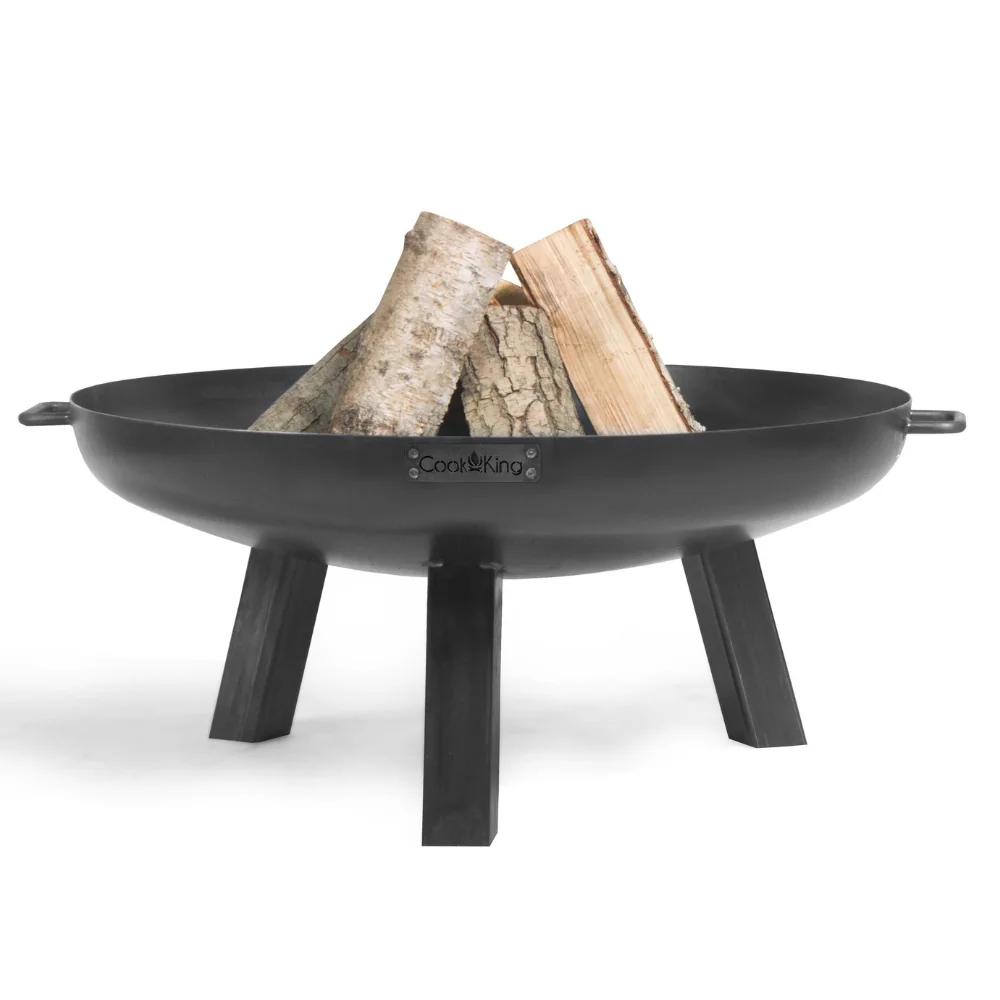 "Brasero POLO 70 cm en acier naturel pour jardin et terrasse image"