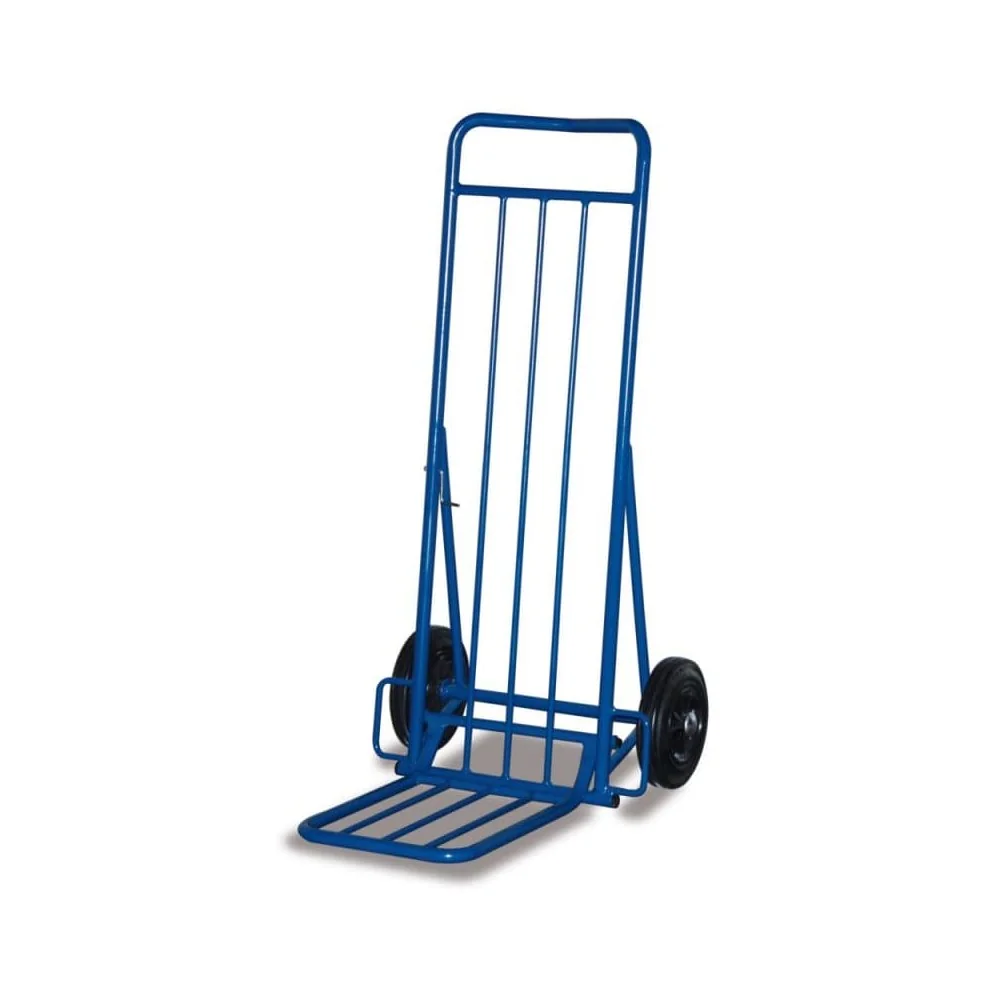 "Diable de manutention 150 kg avec pelle rabattable et pneus image"