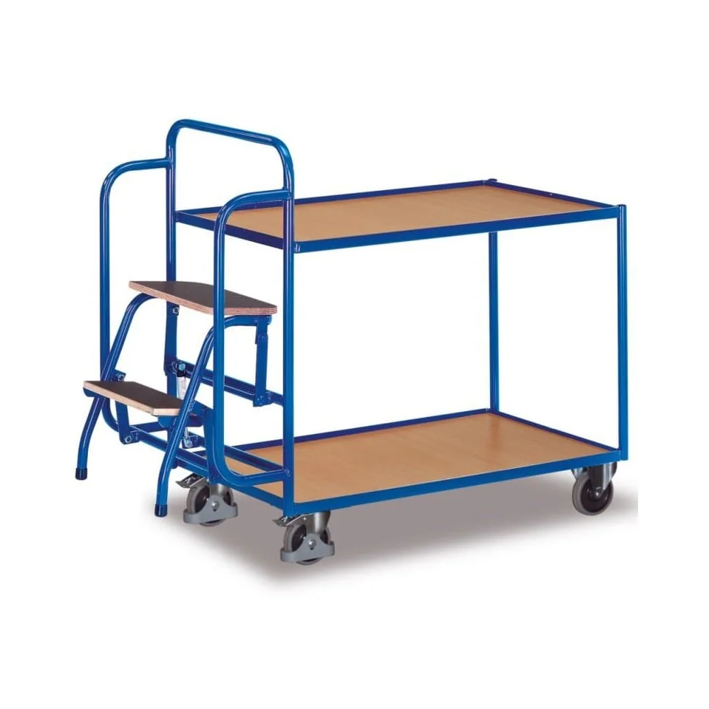 "Chariot de Préparation de Commandes 2 Plateaux, 250kg image"