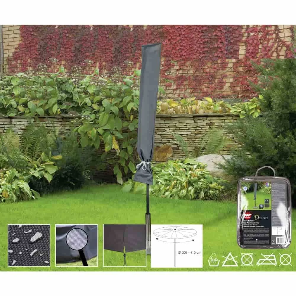 "Housse de protection parasol de jardin, Deluxe, Ø200-410 cm, Imperméable image"