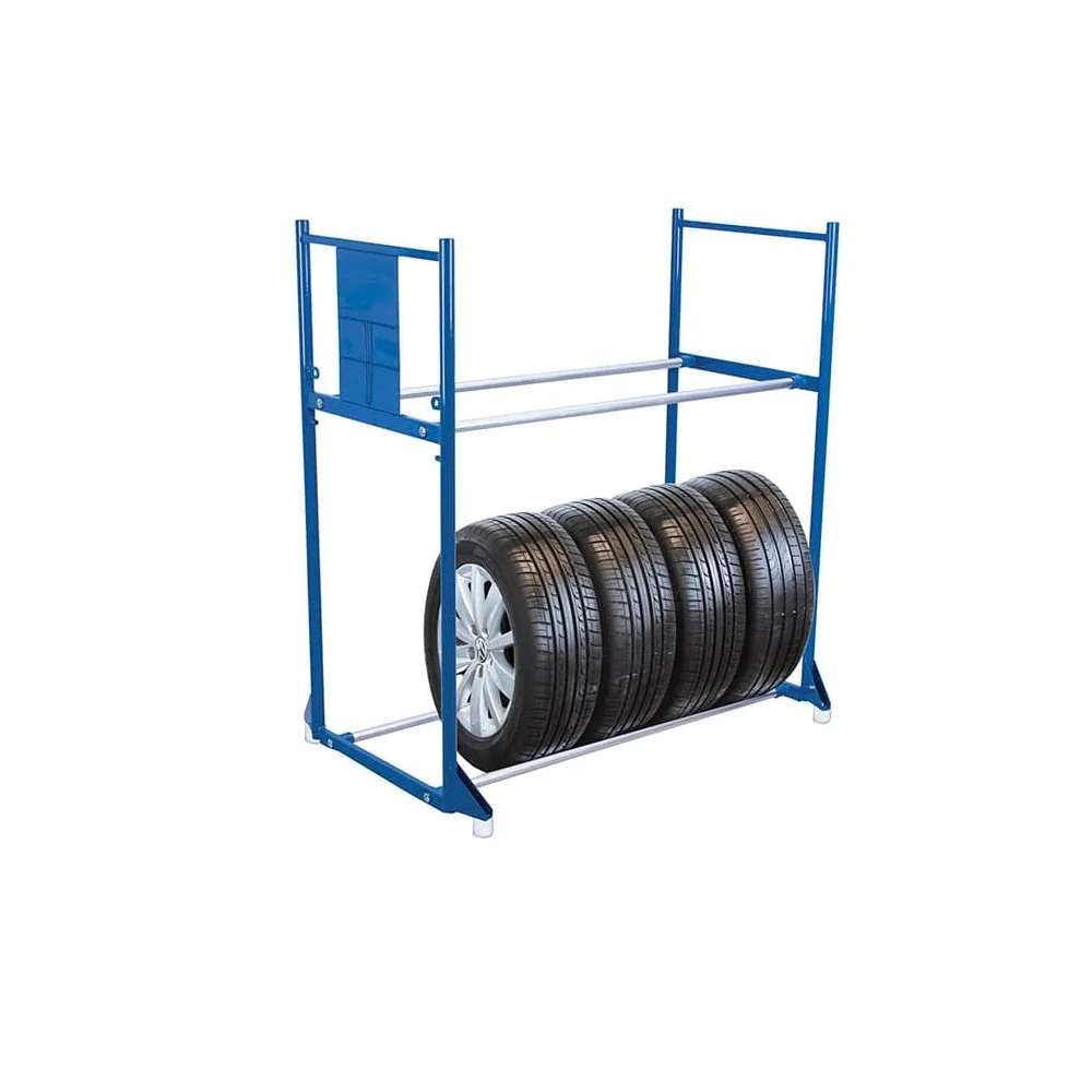 "Étagère à Pneus Robuste, 2 Niveaux, 300 kg image"