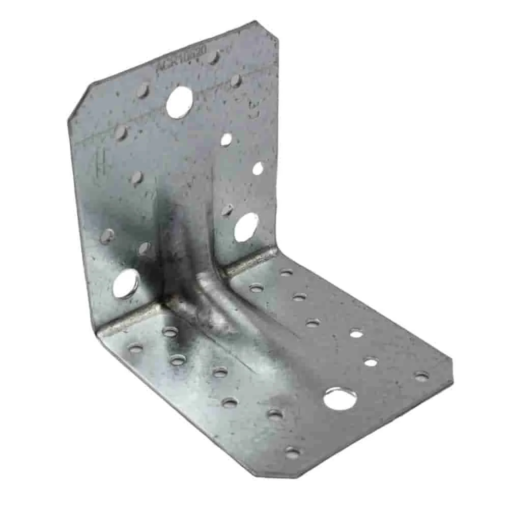 "Équerre de Fixation Bois 105x105x90 mm avec Renfort image"