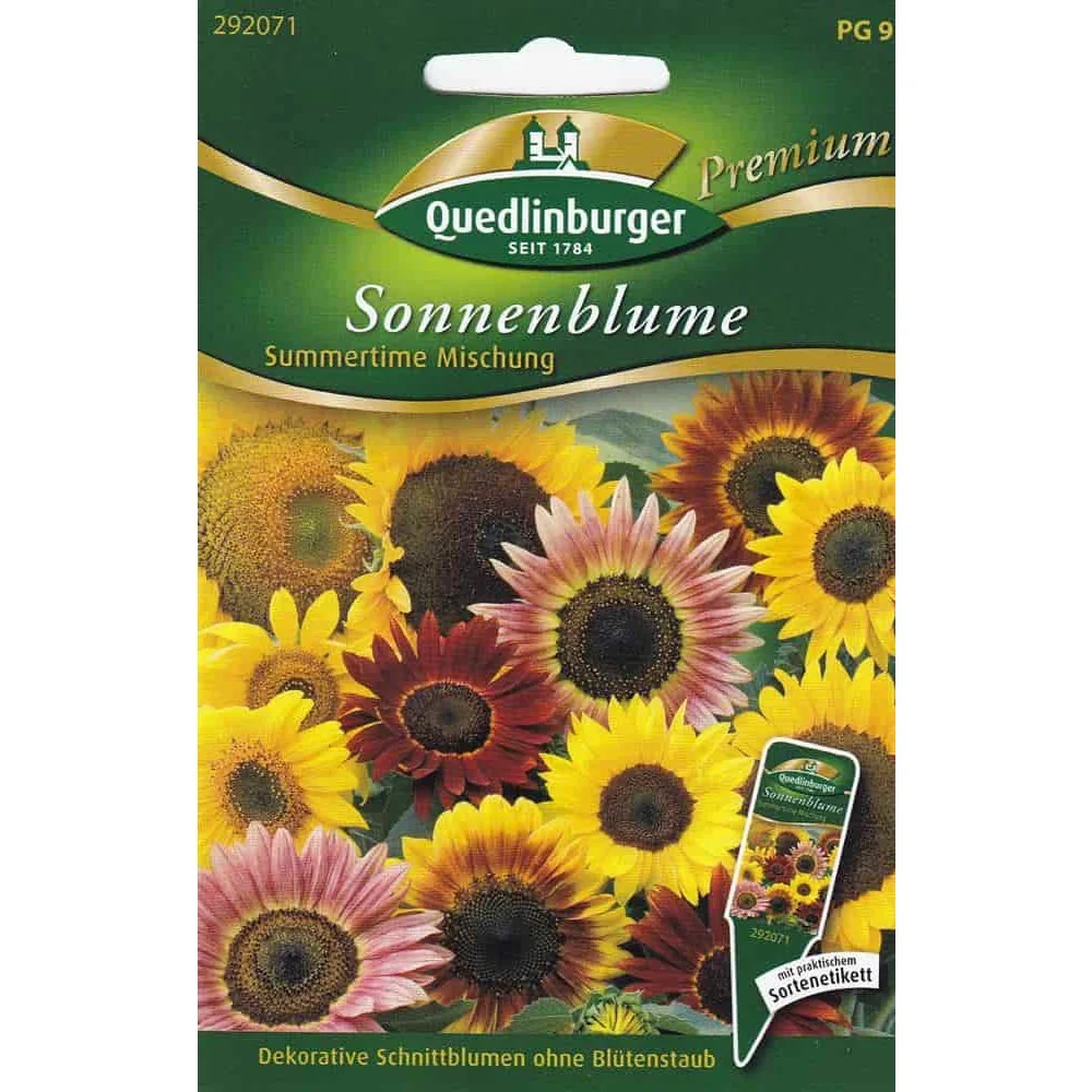 "Mélange de Tournesols Summertime : Graines de Fleurs d'Été Colorées image"